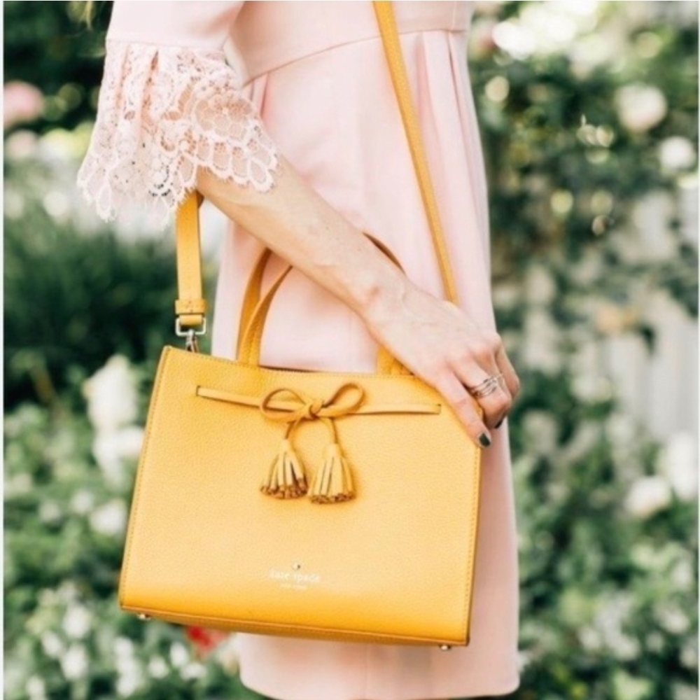 Kate Spade Hayes Street Isobel Leather Satchel - Picture 2 of 11